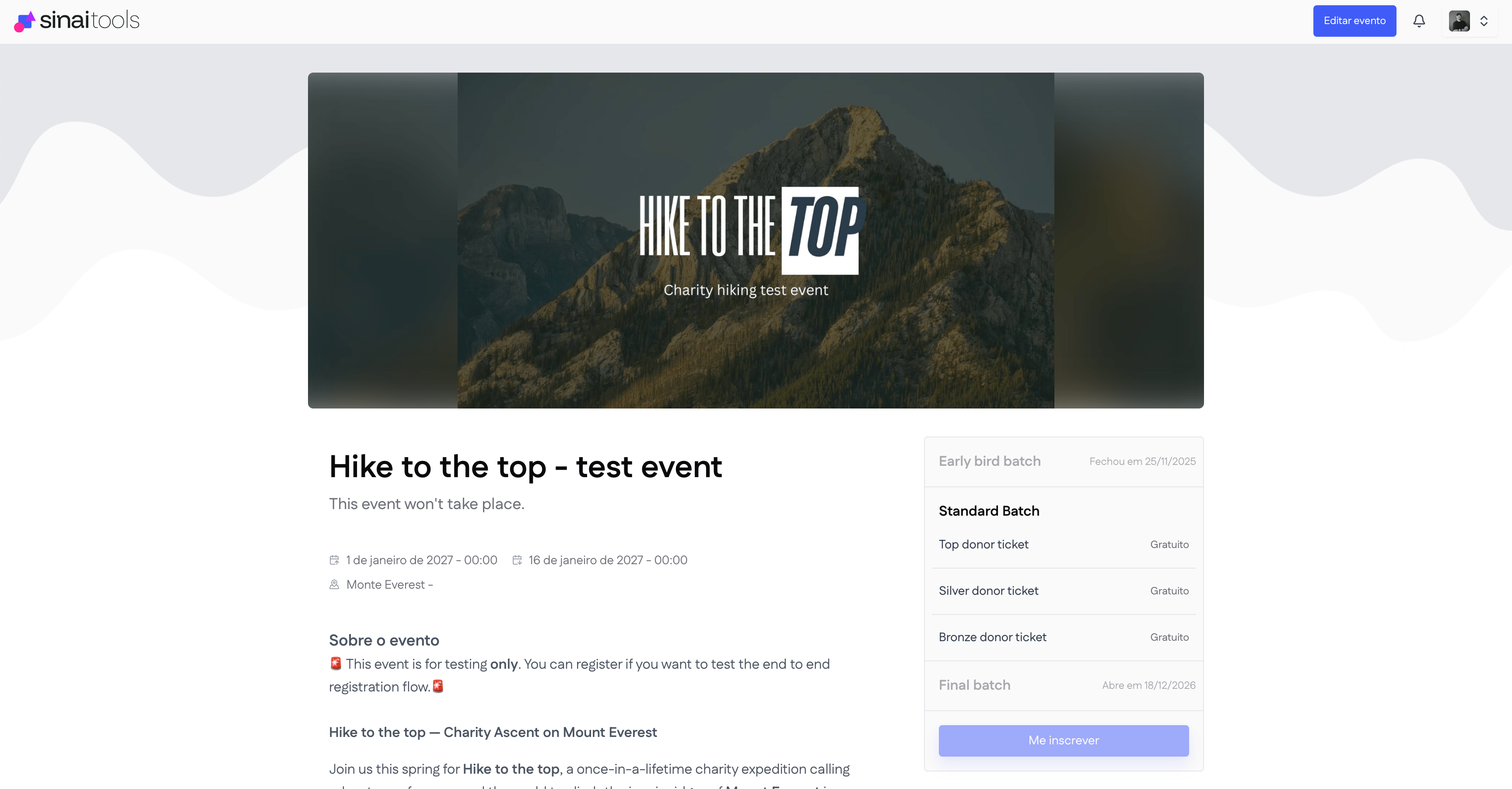 Fullstack event marketplace platform